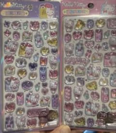 海外正規品サンリオハローキティ3Dゼリーステッカーシール2pac日本未発売のサムネイル