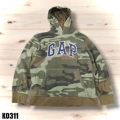 GAP Y2K 迷彩柄 フーディー 平成 ギャル パーカー K0311 - メルカリ