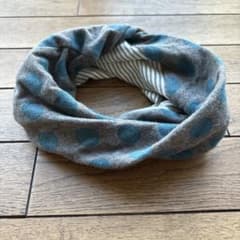 【Zappa di Zucca】キッズ ネックウォーマー ドット柄 2歳用