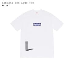 Supreme Bandana Box Logo Tee ホワイト Lサイズのサムネイル