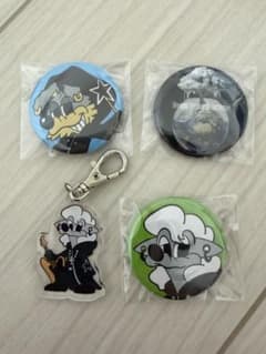 ACE COLLECTION 缶バッジ アクリルキーホルダー 4点セットのサムネイル