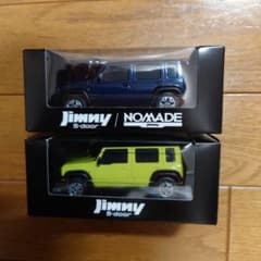 黄/黒ルーフ・1/43・JC74W・ジムニー　 海外仕様版　ノマド・ミニカー ①黄/黒ルーフ(2トーン)&青(単色)・JC74W・ジムニー ノマド・ミニカー