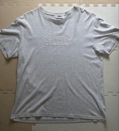 emis Tシャツ グレー 刺繍ロゴ