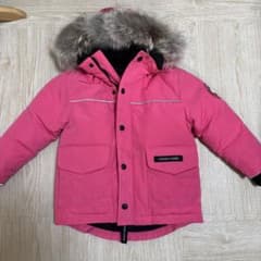 キッズ ダウンコート ジャケット 100 ピンクのサムネイル