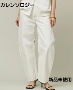 Curensology ＆RCカーヴィーデニムパンツ サイズ32 白 - メルカリ