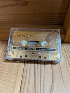 ゴールド GOLD DENON DX3/90 カセットテープ デノン - メルカリ