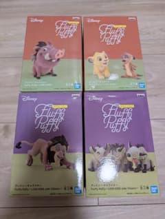 ライオンキング Fluffy Puffy 全4種 DISNEY フィギュア - メルカリ