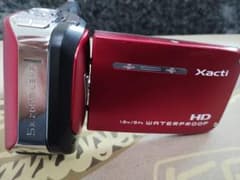 Xacti HD Video Camera Waterproof Red