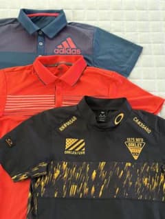 ゴルフウェア 半袖シャツ Mサイズ3点セット adidas OAKLEYのサムネイル