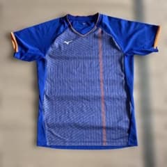 Mizuno XL 青 Tシャツ 幾何学模様のサムネイル