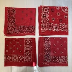 t*k様 まとめ売り 4枚 vintage ビンテージ バンダナ USA製 - メルカリ