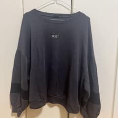 DAZY ロゴプリント スウェット ダークグレーのサムネイル