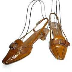 0233 PRADA Prada pumps, size 37.5 (24cm), brown