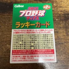 2021 プロ野球チップス ラッキーカードのサムネイル