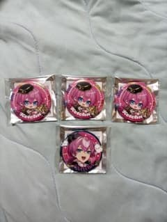 AMPTAKxCOLORS けちゃくん 缶バッジ 4個セットのサムネイル