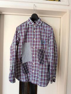 JUNYA WATANABE マルチカラー長袖シャツ M パッチワーク - メルカリ