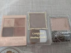 CANMAKE CEZANNE Eyeshadow Shading & Highlight 3-Piece Set