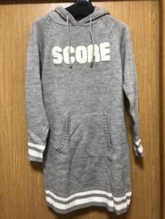 ニットワンピース グレーのサムネイル