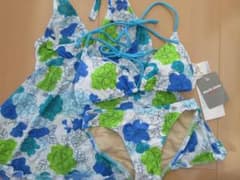 Brand new, size 7S, women's swimsuit, Marie Claire, 4-piece set, floral bikini.