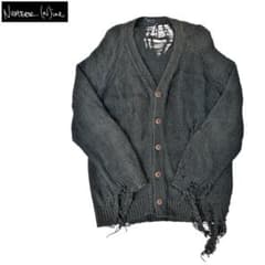 NUMBER (N)INE】03AWカート期/グランジニットカーディガン - メルカリ