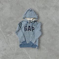 ！*！様 OLD GAP ボーダー ジップアップパーカー 00s Sサイズのサムネイル
