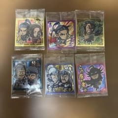 【バラ売り可】キングダムウエハースシール 蒙恬、王賁、蒙武ら6枚セットのサムネイル