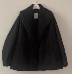 エブールebure ショールダウンコート36 ネイビー - メルカリ