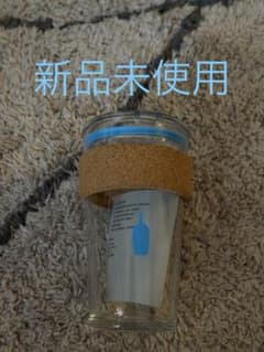 블루 병 커피 잔디 블러 키 컵