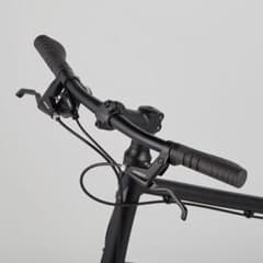 Brand new, unused 3-piece set of handlebars, grips, and bell for mini velo bikes, BMX, MTB, etc.