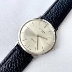 ビンテージ　Heustone17石　GP 18K 30mic メンズ手巻き時計 ビンテージ SWISS製 DESTA 17石 18K メンズ手巻き腕時計 稼動品 - メルカリ