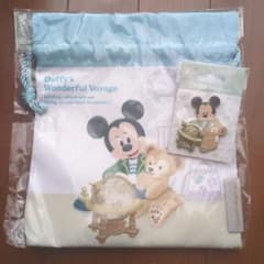 ディズニーシー　20周年　ワンダフルヴォヤッジ 巾着 ピンバッジセットのサムネイル