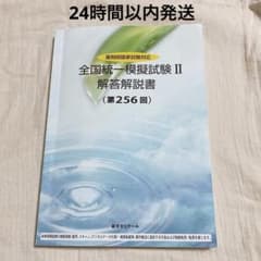 薬剤師国家試験 全国統一模擬試験II 解答解説書 第256回 - メルカリ