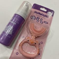 乳歯用ジェルと歯ブラシセットのサムネイル