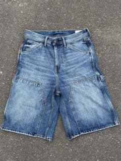 GAP スーパーバギー デニムカーペンター ショートパンツ W30 美品　極太のサムネイル