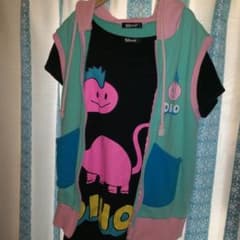 セット　galaxxxy DINO 恐竜 パーカー　Tシャツのサムネイル