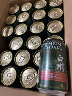 白州　サントリー プレミアムハイボール シェリー樽原酒ブレンド350ml×23本のサムネイル