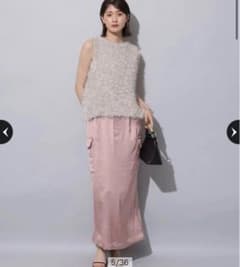 新品同様 Arpege story サテンフラップスカート SSサイズ ピンク 新品同様 Arpege story サテンフラップスカート SSサイズ ピンク