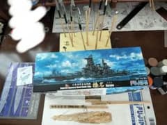 フジミ 1/700 戦艦榛名 中途半端 エッチングバーツ多数のサムネイル