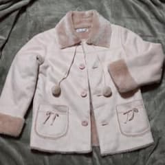 ピンク ジャケット 上着 コート 140cm 女の子 ガールのサムネイル