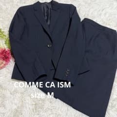 COMME CA ISM コムサイズム レディース スカートスーツ ネイビー M
