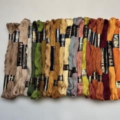 フジボウ、カネボウ、オリンパス刺繍糸 23束セット25番糸のサムネイル