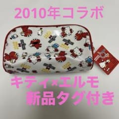 新品タグ付き】セサミストリート×ハローキティ コラボポーチ
