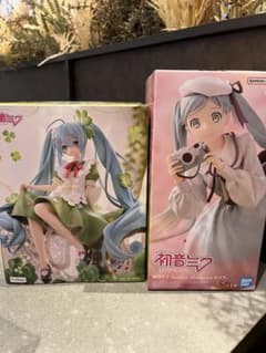 (新品未開封)初音ミク　フィギュア　クローバー　ぬーどるストッパー　カメラのサムネイル
