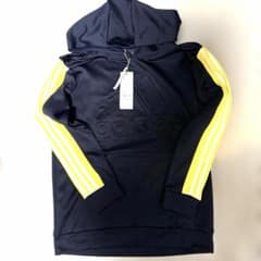 新品 adidas パーカー 160cm ネイビーのサムネイル
