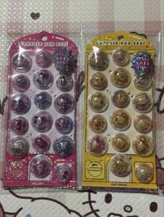 正規品 サンリオ カプセルポップシール ハローキティ ポムポムプリン 2種セットのサムネイル