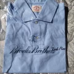 新品未使用！！Brooks Brothers ポロシャツ　水色　Sサイズのサムネイル