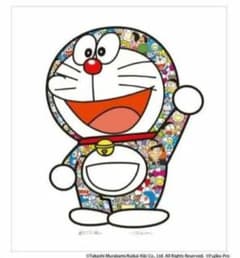 ドラえもん 版画 えいえいおー！ 村上隆 - メルカリ