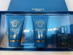 ★限定コフレ♡ヴェルサーチ エロス ３点セット♡ 新品 VERSACE EROS ヴェルサーチ エロス ミニコフレセット青 香水