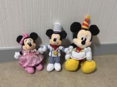 ディズニー ぬいぐるみ 3点セット ミッキー ミニー - メルカリ