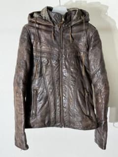 14th Addiction ヴィンテージ加工 レザーダウンジャケット 14th Addiction ヴィンテージ加工 レザーダウンジャケット - メルカリ